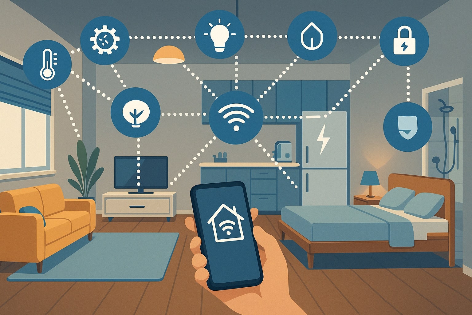 Modern smart home technology